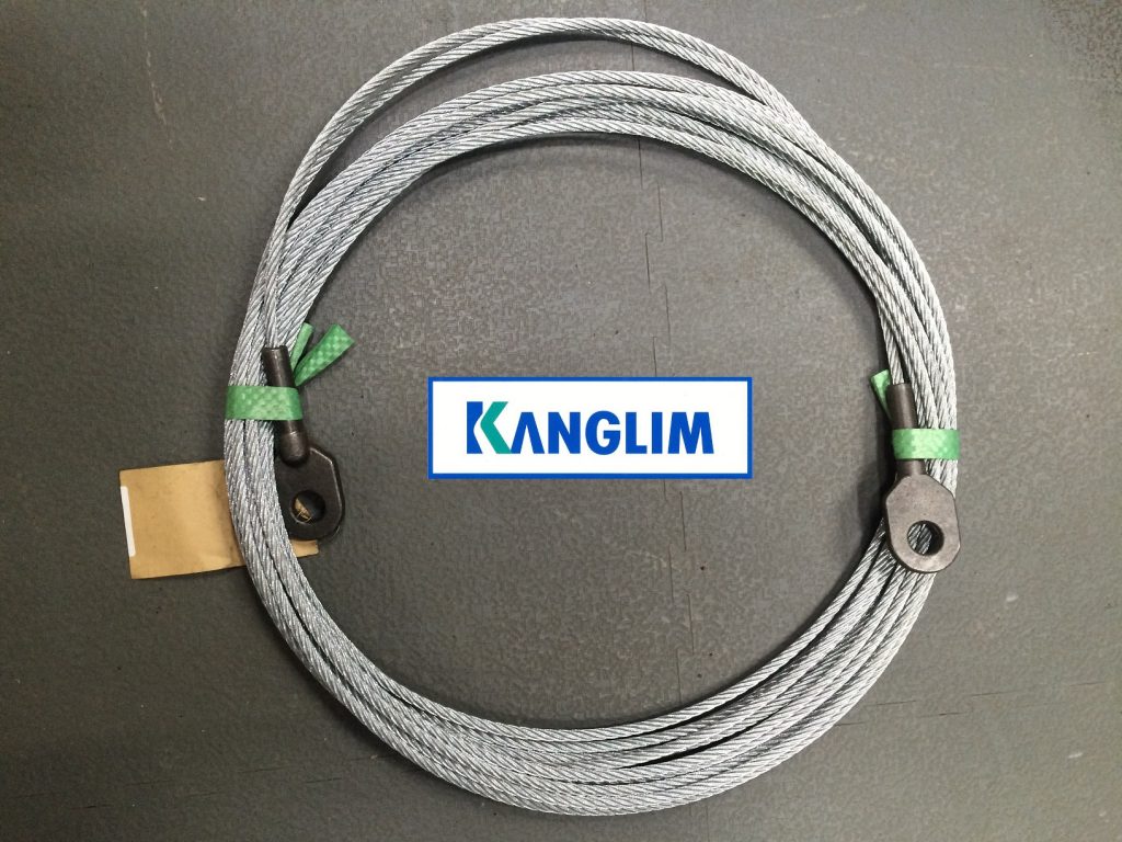Трос крановой установки внутренний выдвижения для крана-манипулятора KANGLIM (Канглим) KS1256 (D11,2 мм.)